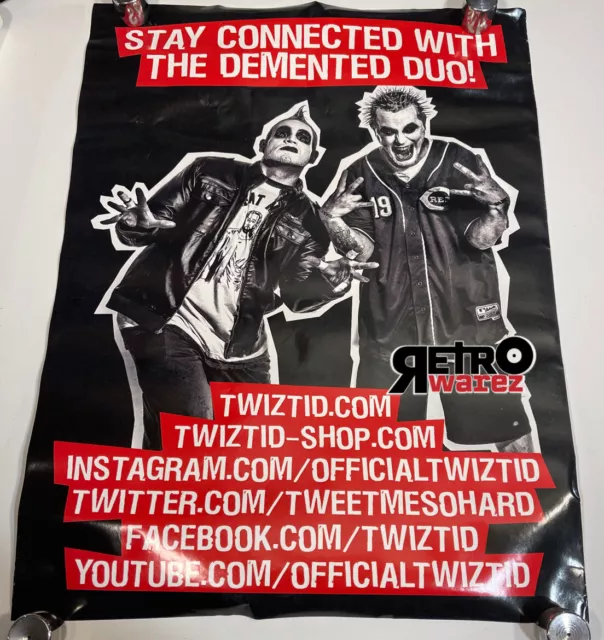 Twiztid - Social Media Promo Poster 18x24” Blaze ya Dead Homie boondox G-mo Skee