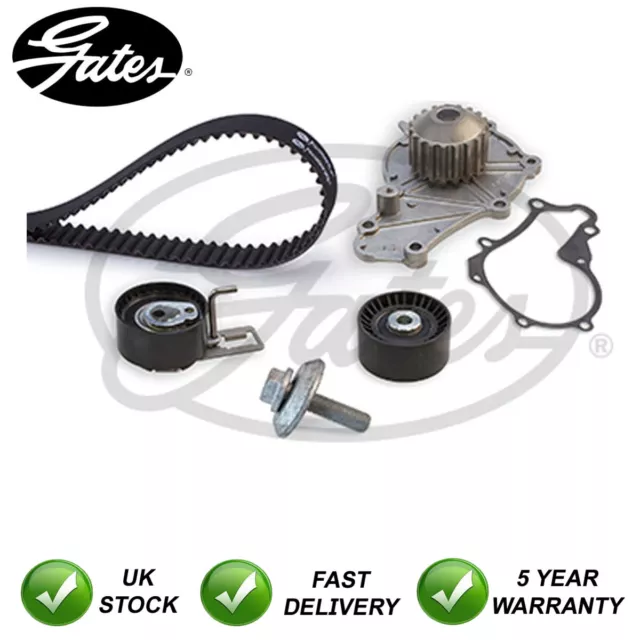 Timing Cam Belt Kit + Water Pump Gates Fits Ford Citroen Peugeot #1