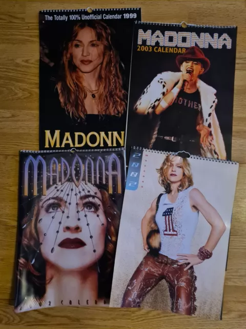 Madonna 10 Calendars Excellent Condition BOYTOY