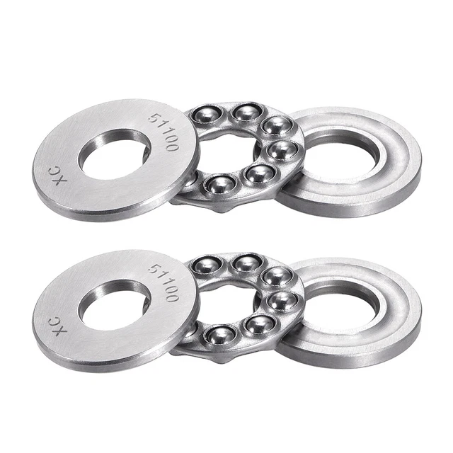 51100 unica direzione cuscinetti sfere reggispinta piatta sedile,10x24x9mm 2pz