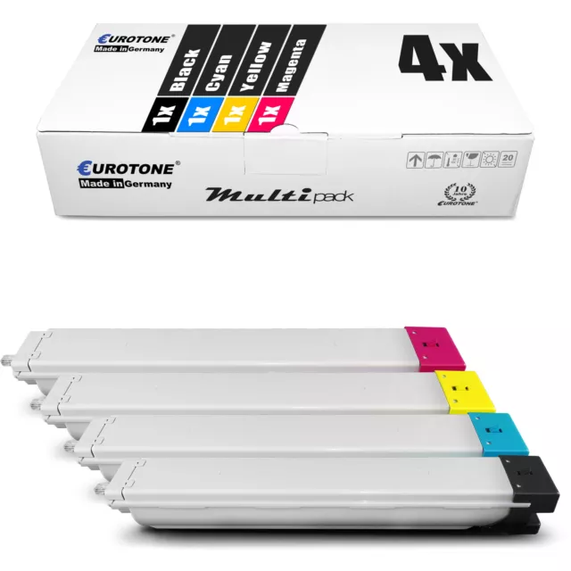 4x Toner for Samsung Clx 9201 9251 9301 Na N CLT-809 CLT809 Set CMYK