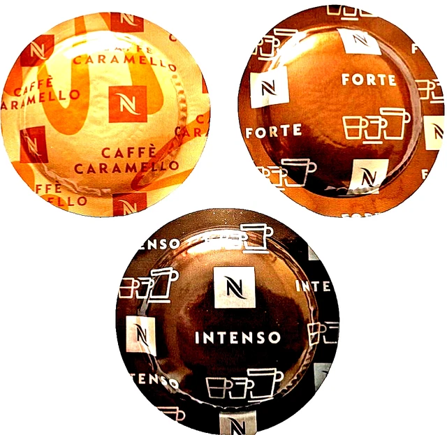 NESPRESSO PRO PODS X 60 Capsules 3 X 20 Caffé Caramello Forte Intenso ...