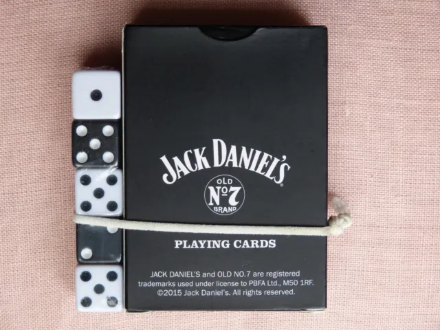 Jack Daniel's Old No 7 Playing Cards And Dice Set