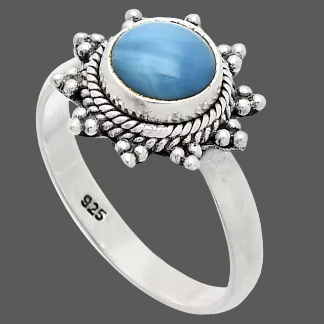 NATURAL OWYHEE OPAL 925 Sterling Silver Ring s.7.5 Jewelry R-1095 $10. ...