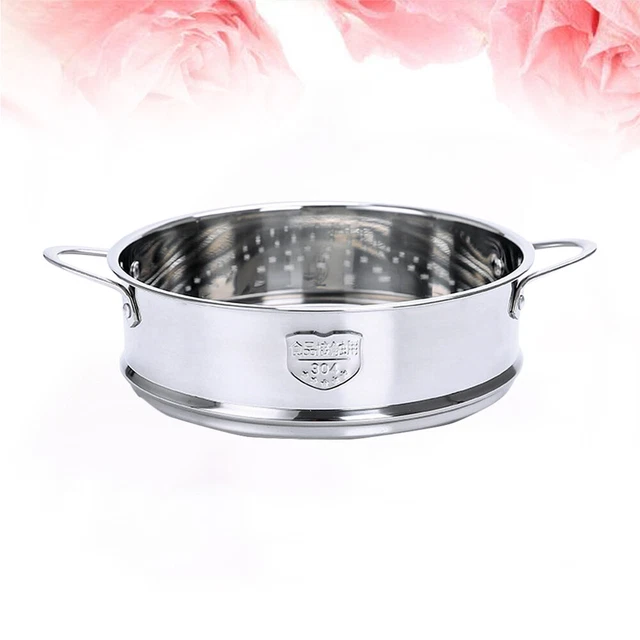 18 Cm Kitchen Steamer Insert Tinned Seafood Stainless Steel Utensil Holder Can 2