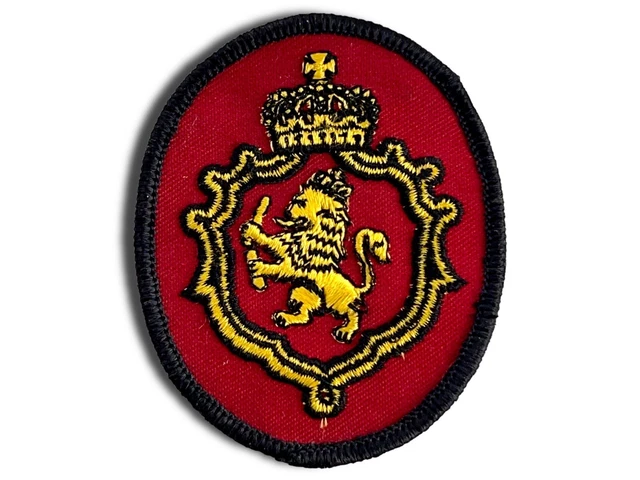 Vintage 70’s Stroh's Beer Patch Sew On - Yellow Lion Crest Red And Black