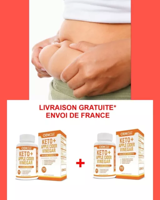 Keto Premium purement optimal + Pilules de vinaigre de cidre de pomme régime 