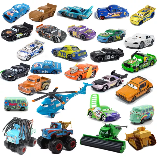 Disney Pixar Cars And Plane Lot Lightning  1:55 Diecast Model Toys Flo Loose