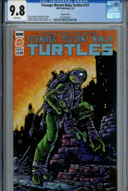 Teenage Mutant Ninja Turtles #127 IDW CGC 9.8 NM/M (2022) Kevin Eastman Variant