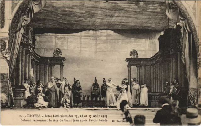 CPA TROYES Grandes Fetes Litteraires 1913 Salome (927958)