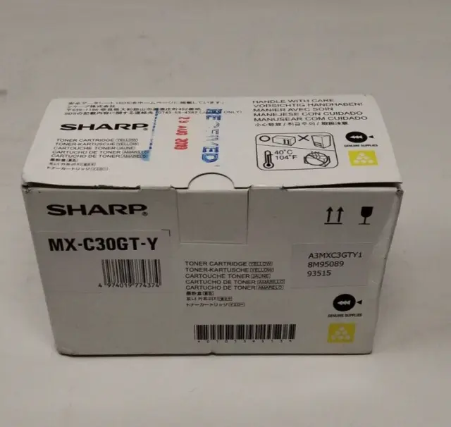 Genuine SHARP MX-C30GT-Y Yellow Toner Cartridge