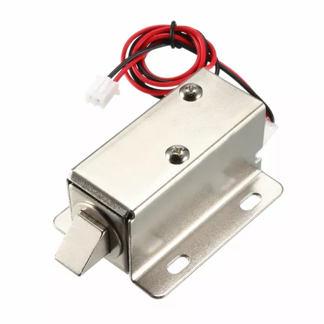 DC 12V 0.6A 11.4mm Electromagnetic Solenoid Lock Assembly for Electirc Door Lock