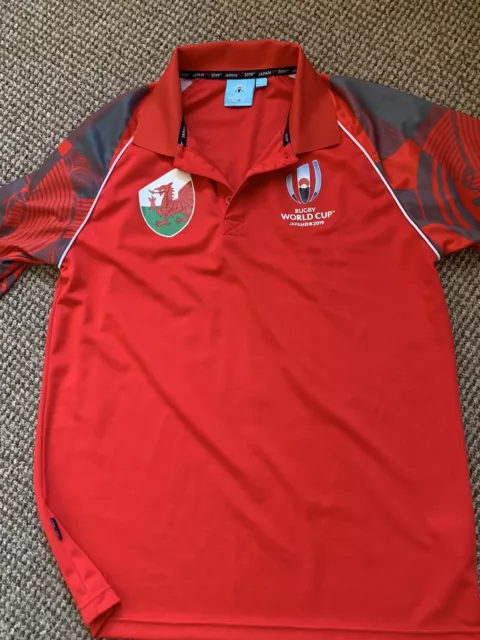 Japan World Cup 2019 Wales Rugby Shirt Size L