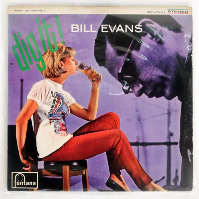 Bill Evans Dig It Fontana Sfon7042 Japan Flipback Cover Vinyl Lp