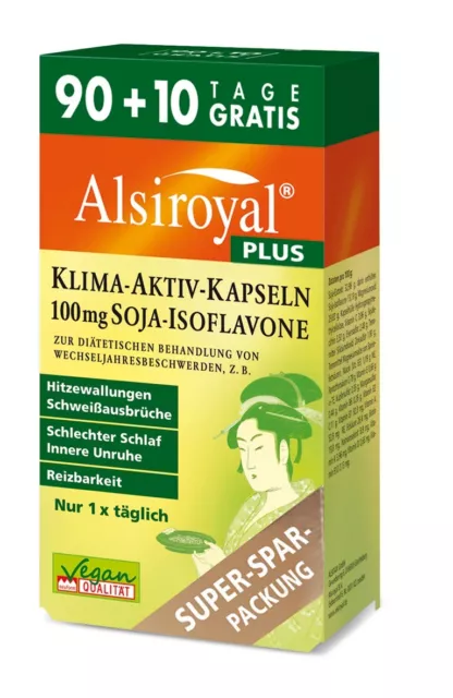 Alsiroyal PLUS Klima - Aktiv 90+10 Kapseln (807,54 EUR/kg)