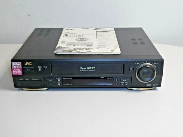 JVC HR-S7711 HIGH-END S-VHS Videorecorder inkl. BDA, 2 Jahre Garantie