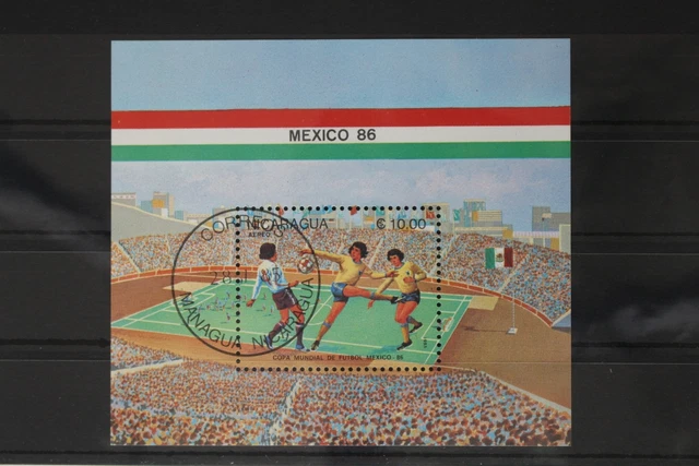 Nicaragua Block 162 mit 2560 gestempelt #UV358