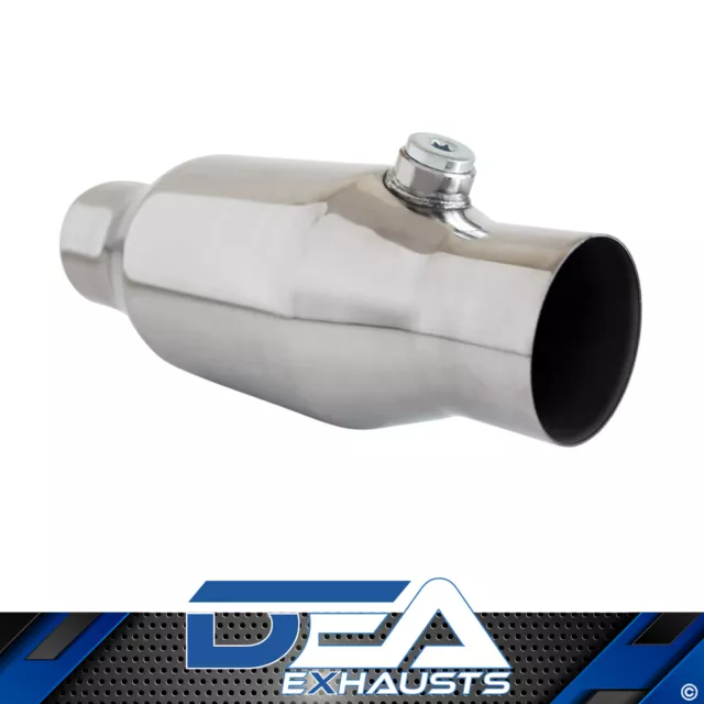 2.5 Inch 200 Cell High Flow Performance Catalytic Converter - Metal Core 280mm