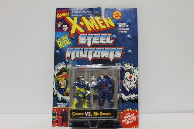 Cyclops vs. Mr. Sinister  X-Men Steel Mutants MARVEL COMICS Toy Biz 1994