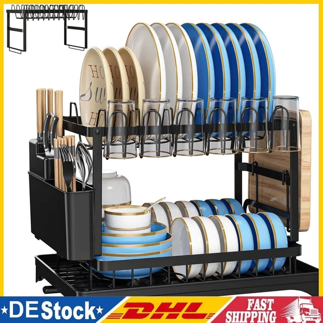Coopay Spülbeckenmatte, 2 Stück, 28x28 Cm – Aus PVC, Verstellbar, Für Edelstahl & Porzellan