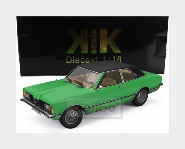 Ford Taunus GXL Limousine mit Vinyldach 1971 grün/mattschwarz