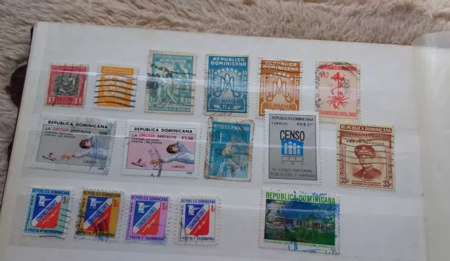 Briefmarken Sammlung Lot Amerika Karibik Dominikanische Republik