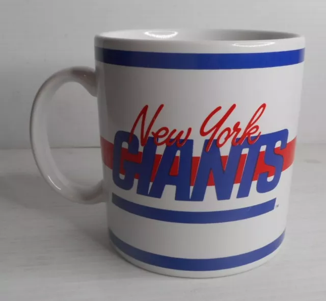 Russ Berrie  New York Football Giants Mug Official NFL Licensed Product 4" dia.