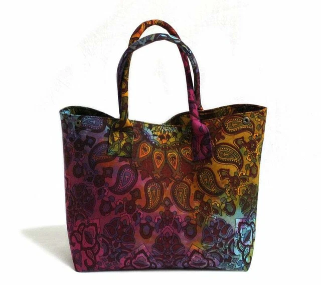 Coton Sac à Main Pour Femmes, Sacs, Indien Cravate Teinture Modèle Sac. Couette