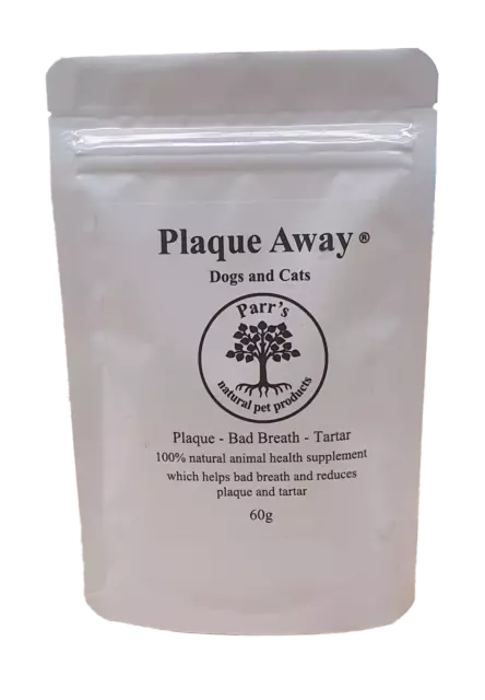 Plaque Away- Dogs & Cats Plaque Off- 60g & 150g-Removes Plaque& Tartar