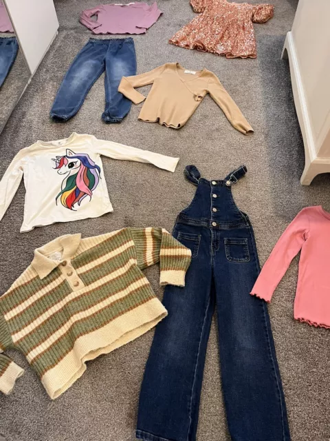 Bundle Girls Winter Clothes Age 6-7 Years Zara H&M Matalan