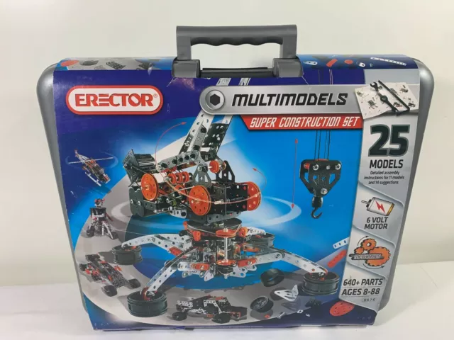 ERECTOR MULTIMODELS SUPER Construction Set 25 Models 0570 NEW IN