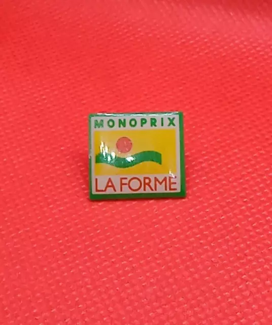 Pins Pin's Badge Epinglette Vintage Collection Logo Monoprix La Forme