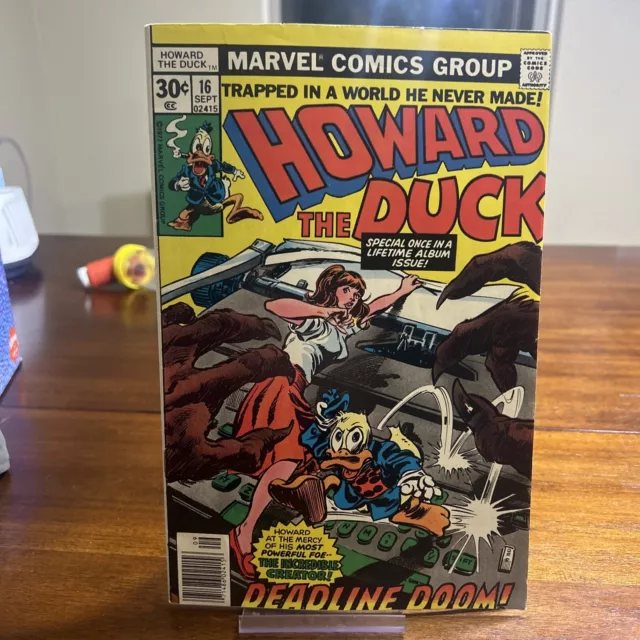 Howard The Duck #16 - September 1977 - Bronze Age Marvel Comics Newsstand Issue