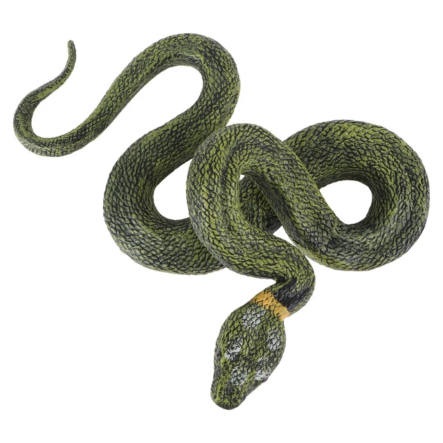Boa Constrictor Juguete Plástico Serpiente Juguete Niño Falsa Serpiente Juguete Estatua Arrastre Niño