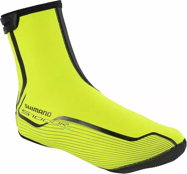 Shimano S1000R - Asphalt H20 Road Bike Overshoes - Hi viz