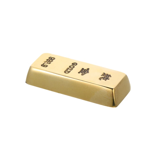 Pamp Simulation Bar Copper Imitation Gold Bars Pirate Decor Bullion Household