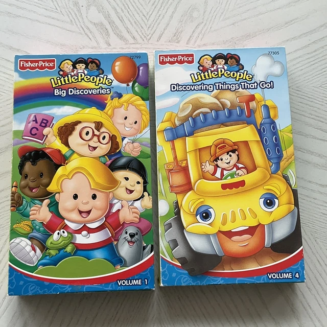 FISHER PRICE LITTLE People VHS Lot Volume 4, Volume 1 Big Discoveries £ ...