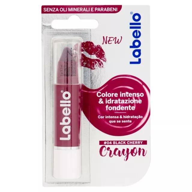 Labello Baume Les Crayon Coloré Black Cherry 85140