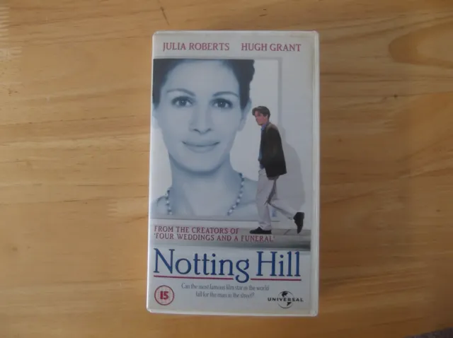 Notting Hill VHS Tale Julia Roberts Hugh Grant Classic Rom Com Video Tape
