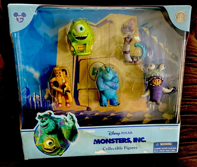 2001 MONSTERS INC Figure Gift Pack w/ Roz Flint Sulley Waternoose Randall  Boo 海外 即決