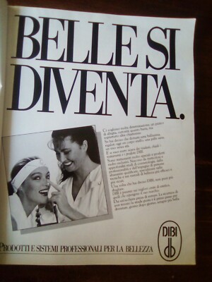 id sga advertising Pubblicità anno 1986 Collistar cosmetici 3Ox23 cm 