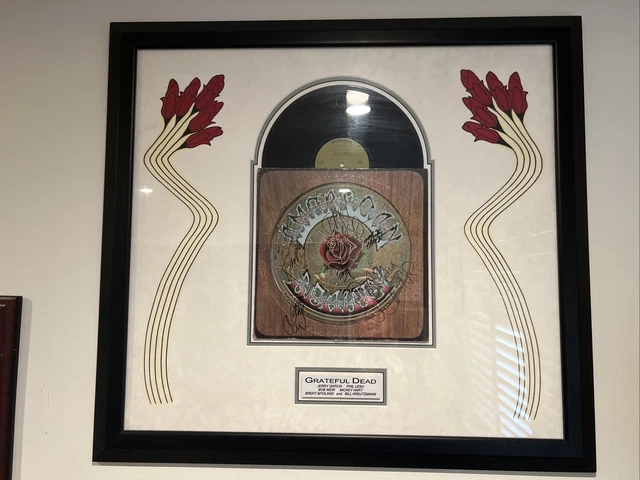 One Of A Kind Framed And Signed Grateful Dead Vinyl