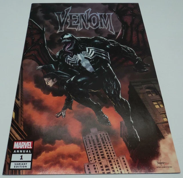 VENOM ANNUAL #1 RARE MICO SUAYAN UNKNOWN COMICS VARIANT CVR (Marvel 2018) (VF-)