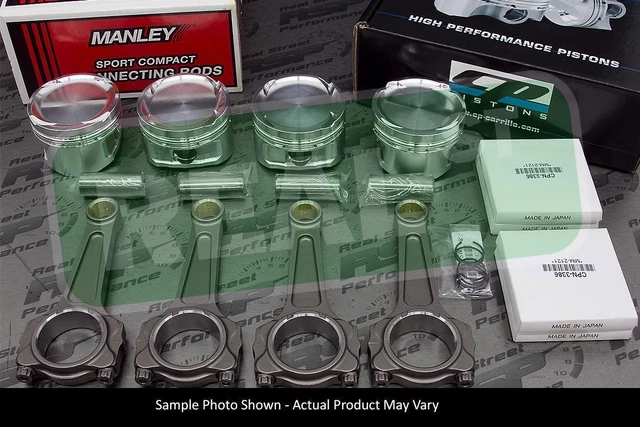 CP Pistons Manley 625+ I Beam Rods Tsx Accord Crv K24 K24A 11.5:1 87mm CP Pistons Manley 625+ I Beam Rods Tsx Accord Crv K24 K24A 11.5:1 87mm