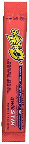 Sqwincher 060102-FP Zero Qwik Stik Powder 20 oz Red Standard Pack of 50						...