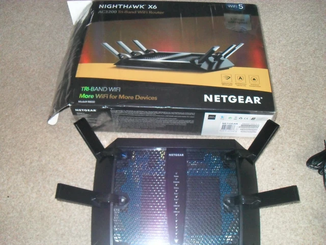 NETGEAR R8000 Nighthawk X6 Tri-Band 3.2Gbps Router - Black 3