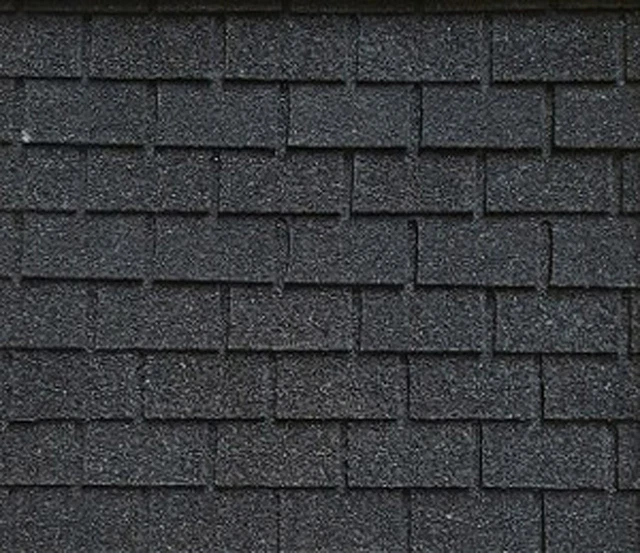 Dollhouse Miniature Roofing Black Square Asphalt Shingles