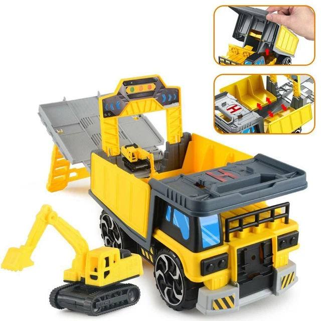 Véhicules de Construction Camion Jouets Jouet Éducatif Précoce pour Enfants