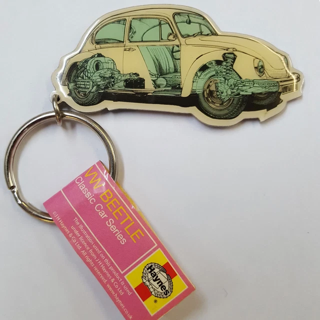VOLKSWAGEN VW BEETLE Bug OFFICIAL Key Ring Key Fob Haynes Classic