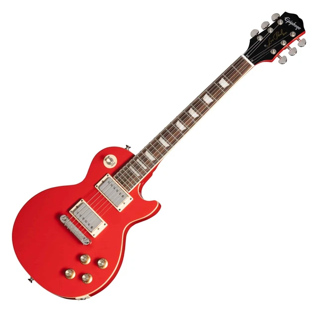B-WARE Epiphone Power Players Les Paul E-Gitarre Lava Red Einsteiger Gigbag Gurt